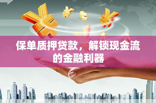 囊谦保单质押贷款，解锁现金流的金融利器