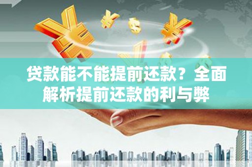囊谦贷款能不能提前还款？全面解析提前还款的利与弊