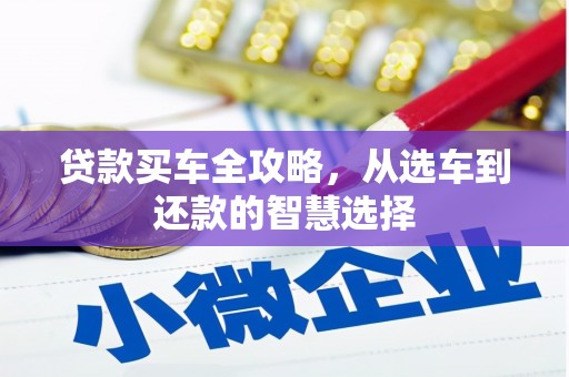 囊谦贷款买车全攻略，从选车到还款的智慧选择