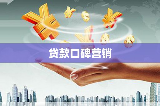 囊谦贷款口碑营销