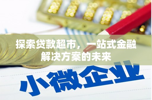 囊谦探索贷款超市，一站式金融解决方案的未来