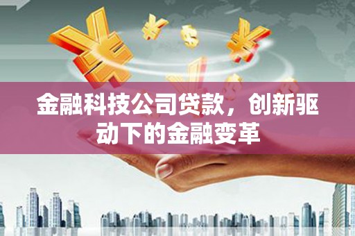 囊谦金融科技公司贷款，创新驱动下的金融变革