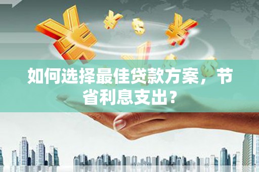 囊谦如何选择最佳贷款方案，节省利息支出？