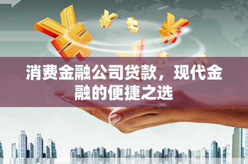 囊谦消费金融公司贷款，现代金融的便捷之选