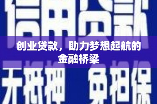 囊谦创业贷款，助力梦想起航的金融桥梁