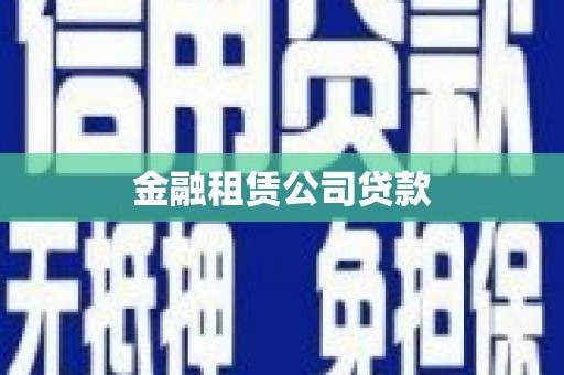 囊谦金融租赁公司贷款