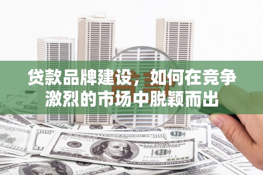 囊谦贷款品牌建设，如何在竞争激烈的市场中脱颖而出