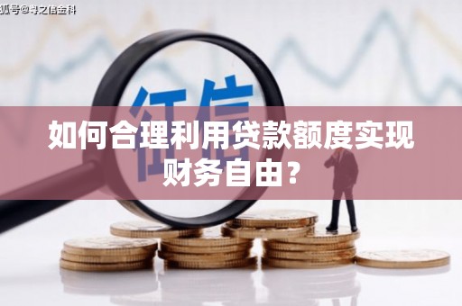 囊谦如何合理利用贷款额度实现财务自由？