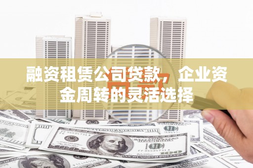 囊谦融资租赁公司贷款，企业资金周转的灵活选择