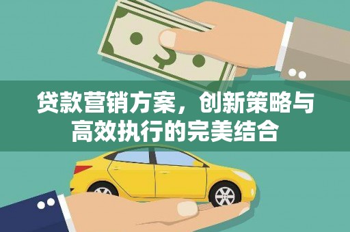 囊谦贷款营销方案，创新策略与高效执行的完美结合