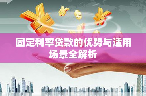 囊谦固定利率贷款的优势与适用场景全解析