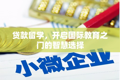 囊谦贷款留学，开启国际教育之门的智慧选择