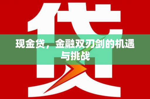 囊谦现金贷，金融双刃剑的机遇与挑战