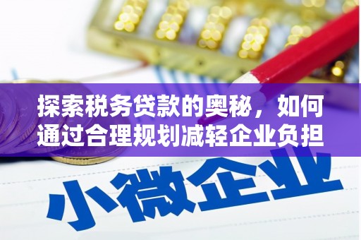 囊谦探索税务贷款的奥秘，如何通过合理规划减轻企业负担