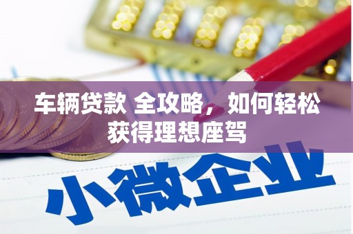 囊谦车辆贷款 全攻略，如何轻松获得理想座驾