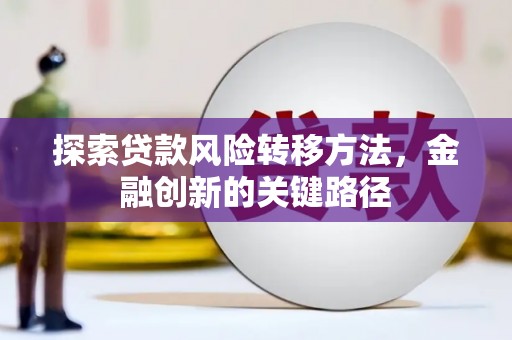 囊谦探索贷款风险转移方法，金融创新的关键路径