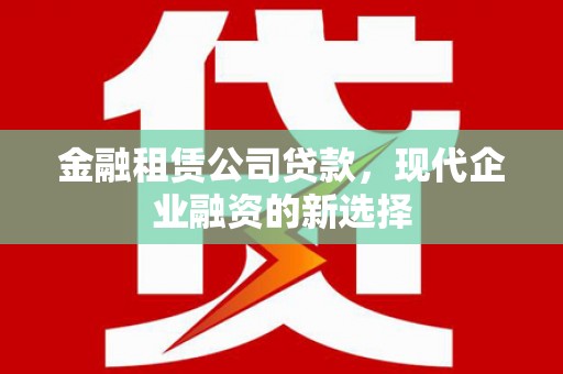 囊谦金融租赁公司贷款，现代企业融资的新选择