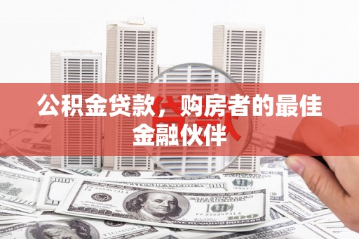 囊谦公积金贷款，购房者的最佳金融伙伴