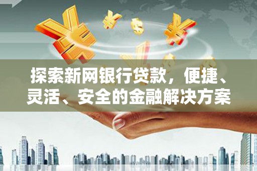 囊谦探索新网银行贷款，便捷、灵活、安全的金融解决方案