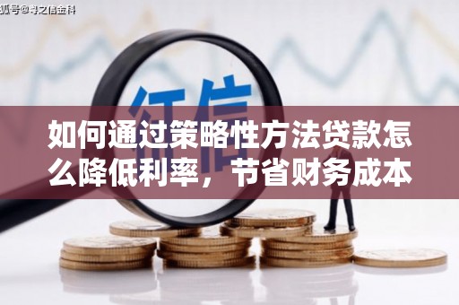 囊谦如何通过策略性方法贷款怎么降低利率，节省财务成本