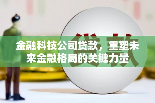 囊谦金融科技公司贷款，重塑未来金融格局的关键力量
