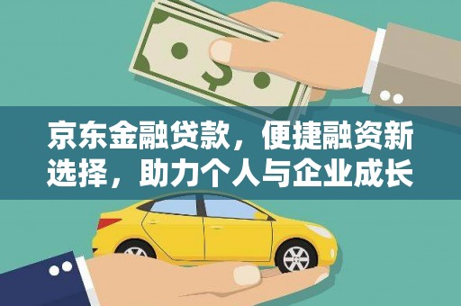 囊谦京东金融贷款，便捷融资新选择，助力个人与企业成长