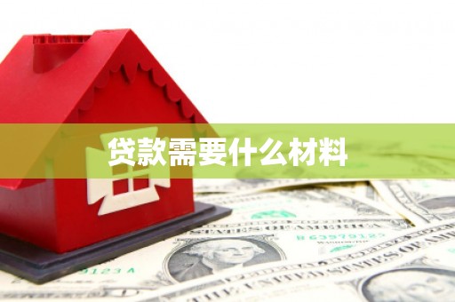 囊谦贷款需要什么材料