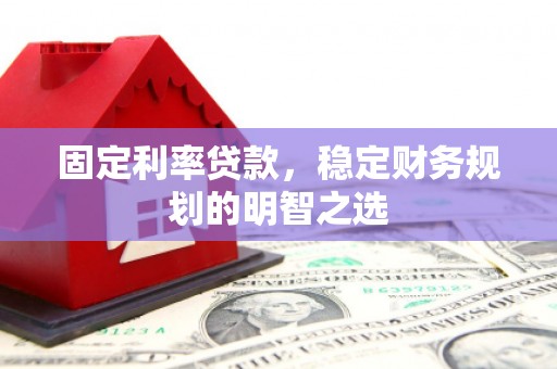 囊谦固定利率贷款，稳定财务规划的明智之选
