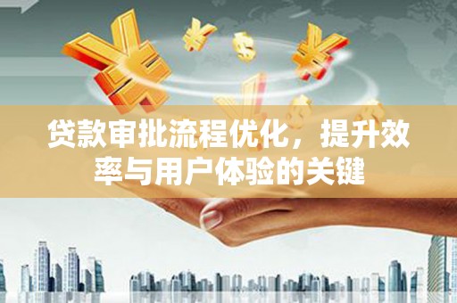 囊谦贷款审批流程优化，提升效率与用户体验的关键