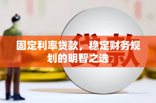 囊谦固定利率贷款，稳定财务规划的明智之选