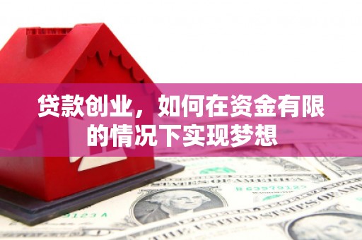 囊谦贷款创业，如何在资金有限的情况下实现梦想
