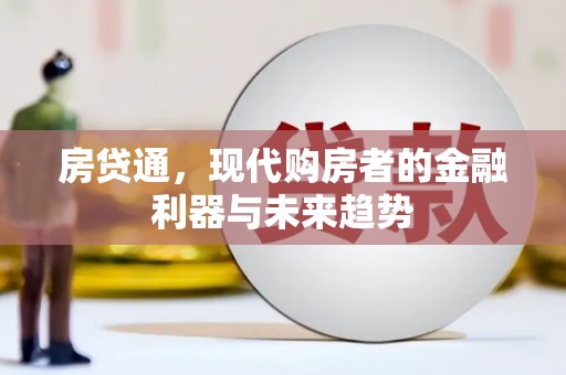 囊谦房贷通，现代购房者的金融利器与未来趋势