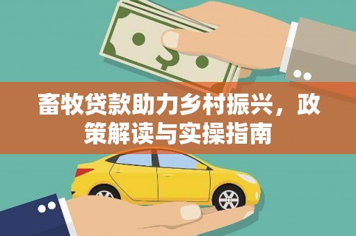 囊谦畜牧贷款助力乡村振兴，政策解读与实操指南