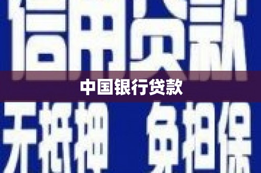 囊谦中国银行贷款