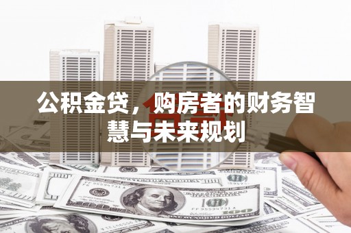 囊谦公积金贷，购房者的财务智慧与未来规划