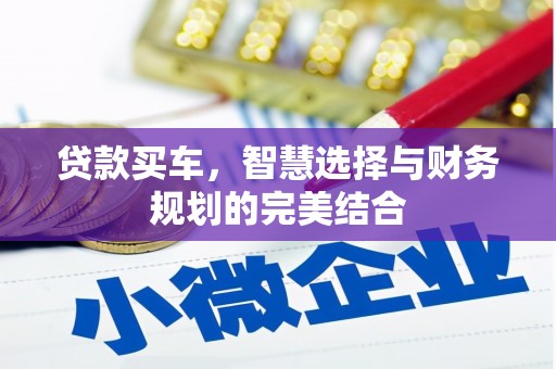 囊谦贷款买车，智慧选择与财务规划的完美结合