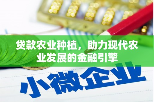 囊谦贷款农业种植，助力现代农业发展的金融引擎