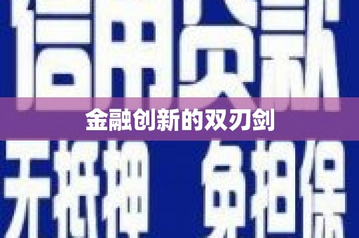 囊谦金融创新的双刃剑