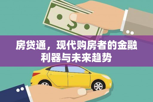 囊谦房贷通，现代购房者的金融利器与未来趋势