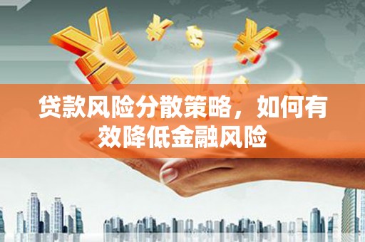 囊谦贷款风险分散策略，如何有效降低金融风险