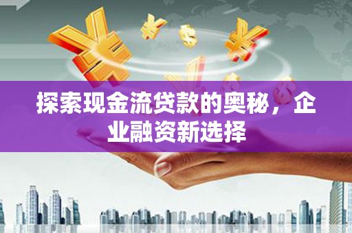 囊谦探索现金流贷款的奥秘，企业融资新选择