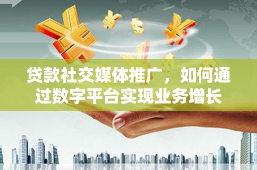 囊谦贷款社交媒体推广，如何通过数字平台实现业务增长