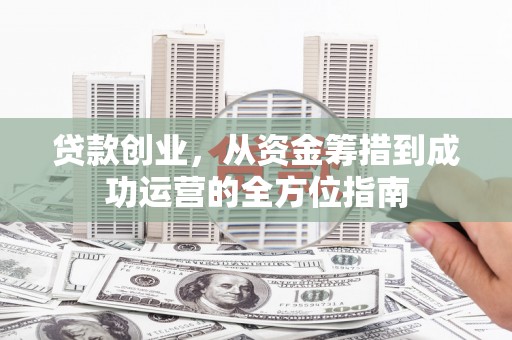 囊谦贷款创业，从资金筹措到成功运营的全方位指南