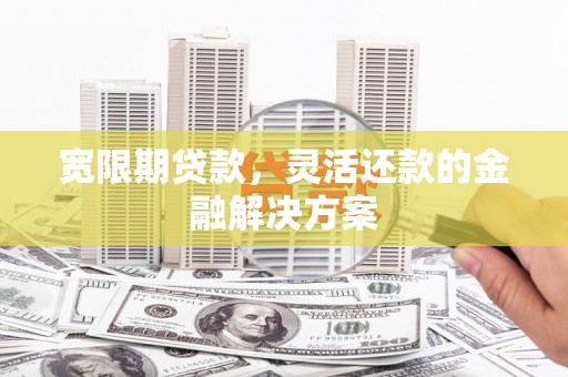 囊谦宽限期贷款，灵活还款的金融解决方案