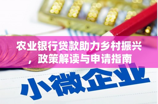 囊谦农业银行贷款助力乡村振兴，政策解读与申请指南
