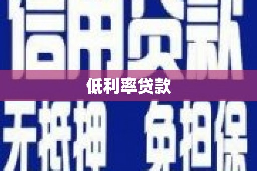 囊谦低利率贷款