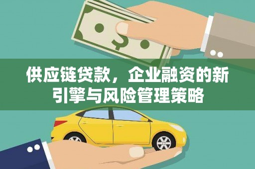 囊谦供应链贷款，企业融资的新引擎与风险管理策略