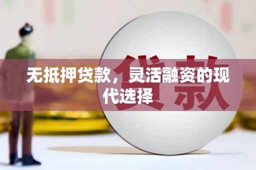 囊谦无抵押贷款，灵活融资的现代选择