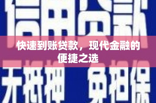 囊谦快速到账贷款，现代金融的便捷之选