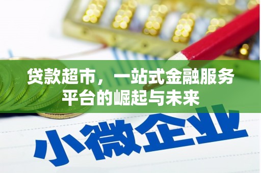 囊谦贷款超市，一站式金融服务平台的崛起与未来